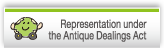 Representation under the Antique Dealings Act